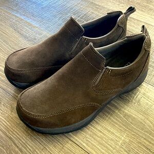 L.L. Bean Suede Comfort Mocs - Size 8 Wide